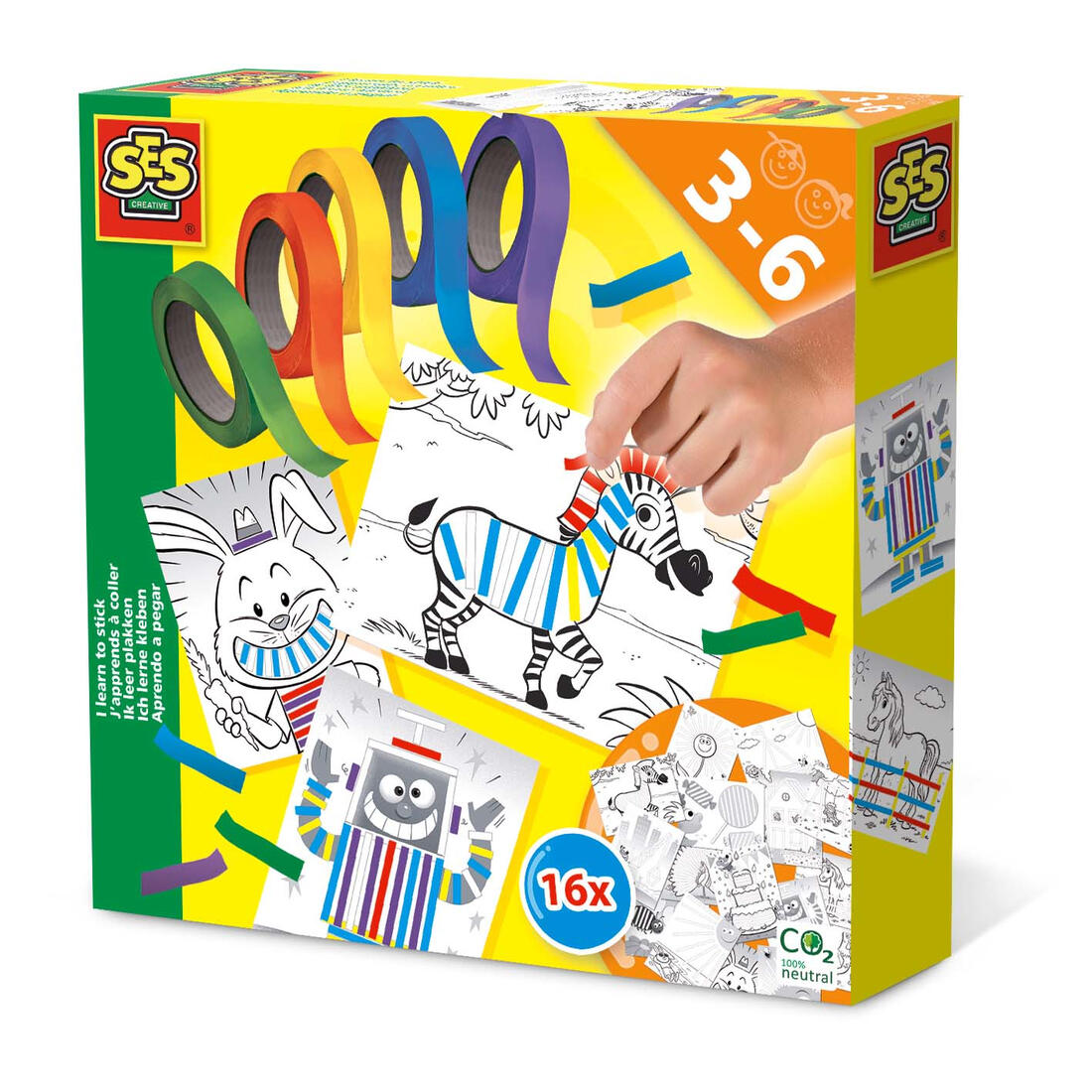 Ses Ik leer plakken 3 - 6 jaar Ses Ik leer plakken 3 - 6 jaar