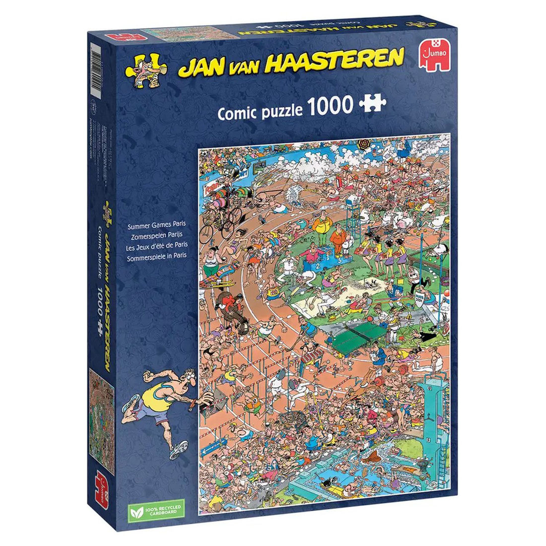 Puzzel Jan van Haasteren Oly Spelen Parijs '24 1000 stuks