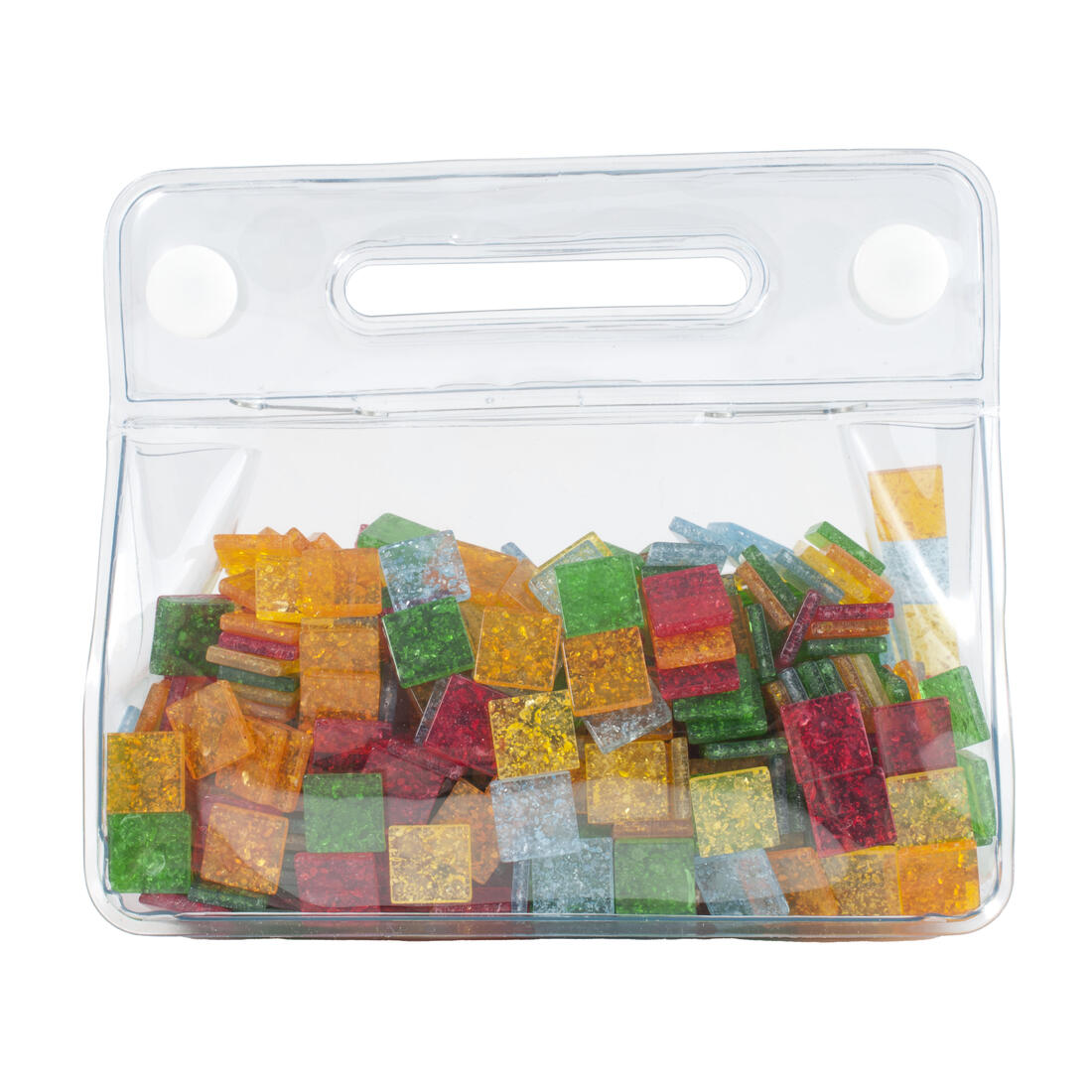 Mozaïek gelly 10 x 10 mm 150 g assortiment primair Mozaïek gelly 10 x 10 mm 150 g assortiment primair