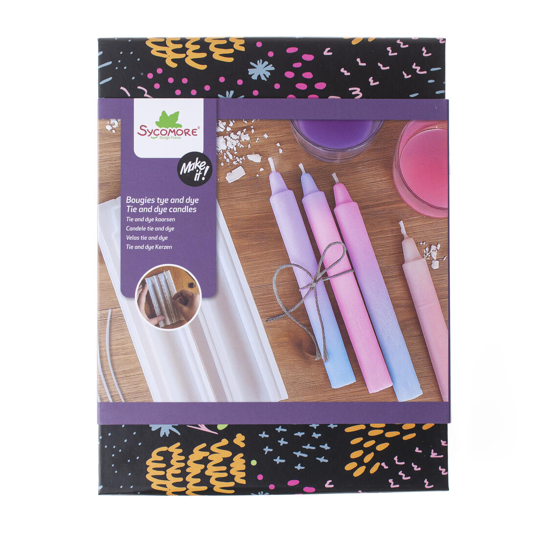 Make it - Kaarsen workshop - Tie dye