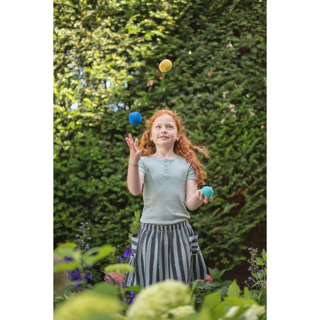 Set van 3 jongleerballen 6 cm Set van 3 jongleerballen 6 cm