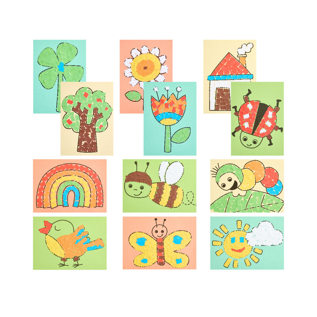 Haba Knutselset - Leren lijmen Lenteafbeeldingen Haba Knutselset - Leren lijmen Lenteafbeeldingen