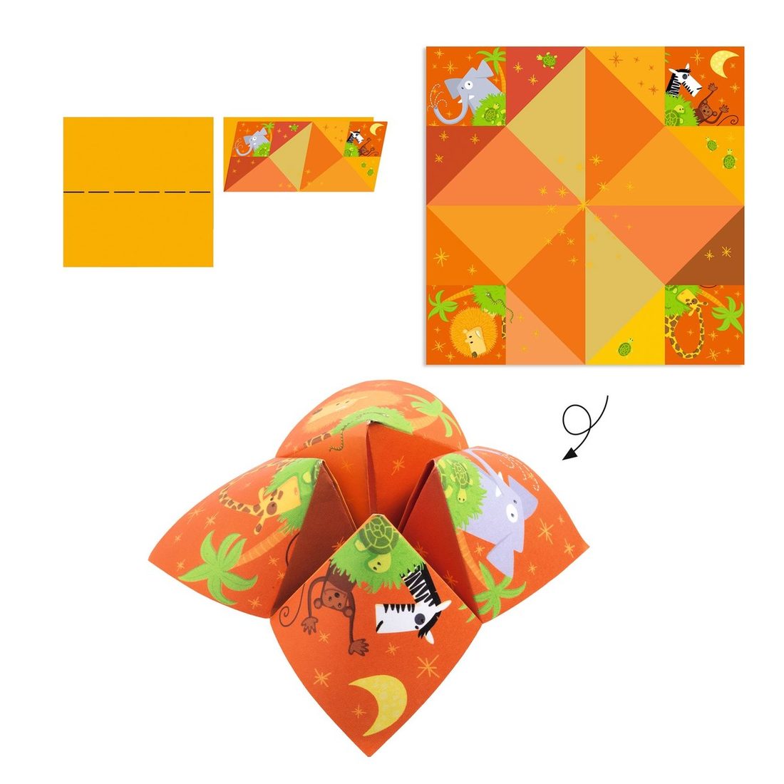 Djeco origami Vogelbekjes 6-11 jaar Djeco origami Vogelbekjes 6-11 jaar