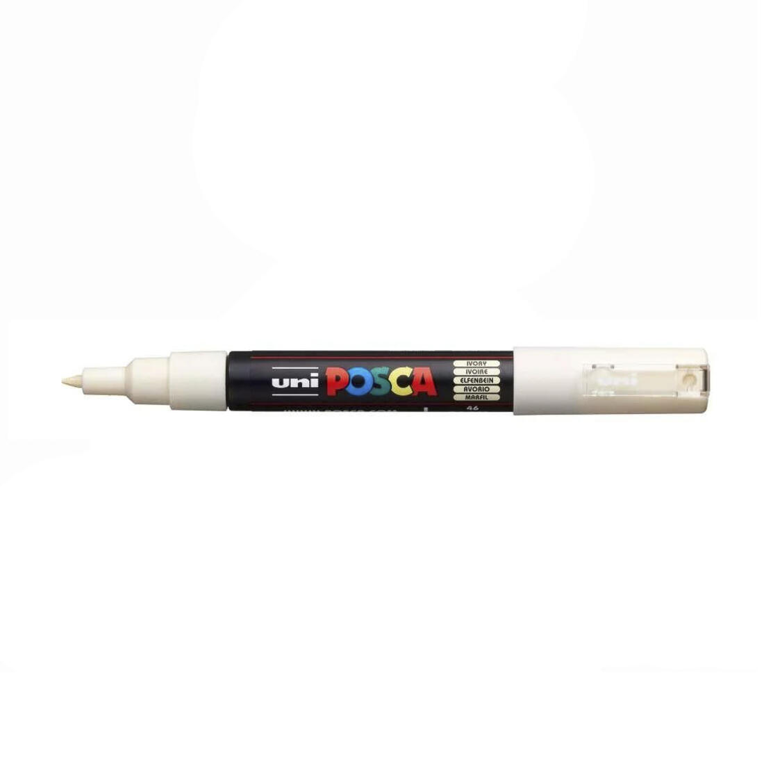 POSCA acrylmarker extra fijn PC-1MC 0,7 mm Ivoor