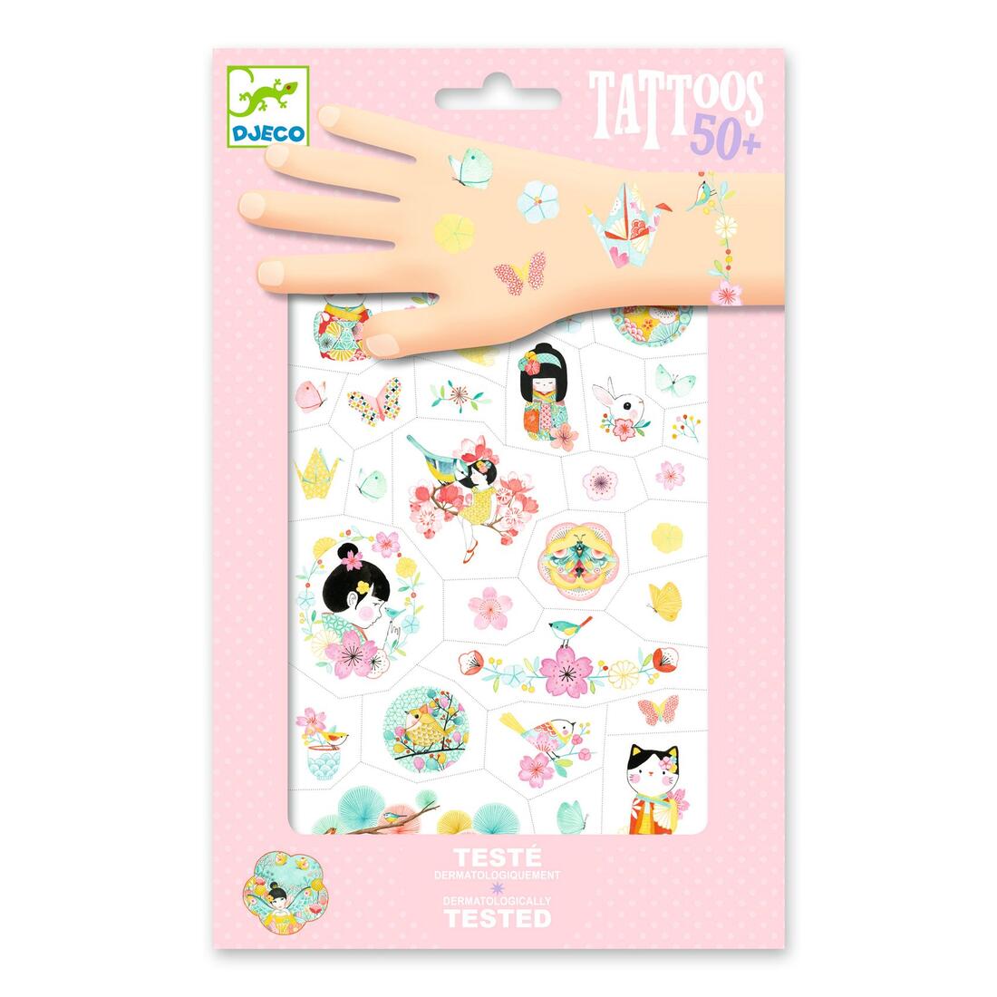 Djeco tattoos sakura 3+