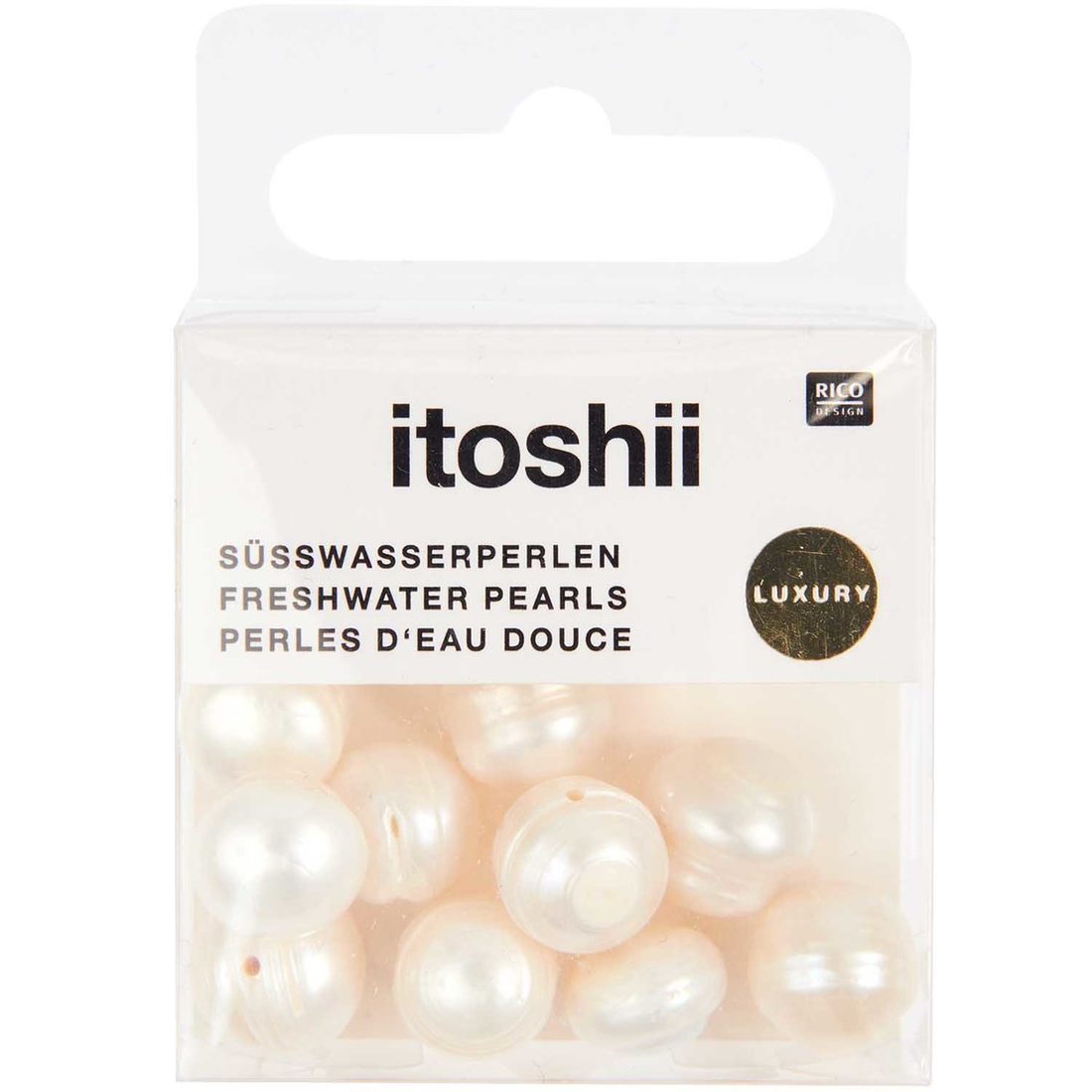 Zoetwaterparels 11-12 mm 10 stuks