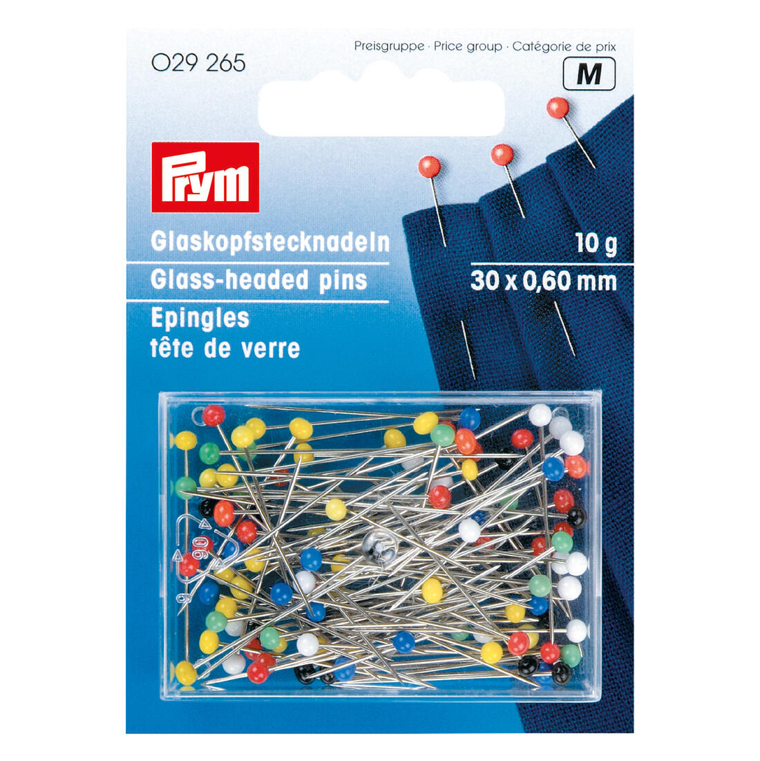 Glaskopspeld 0,60 x 30 mm 10 g