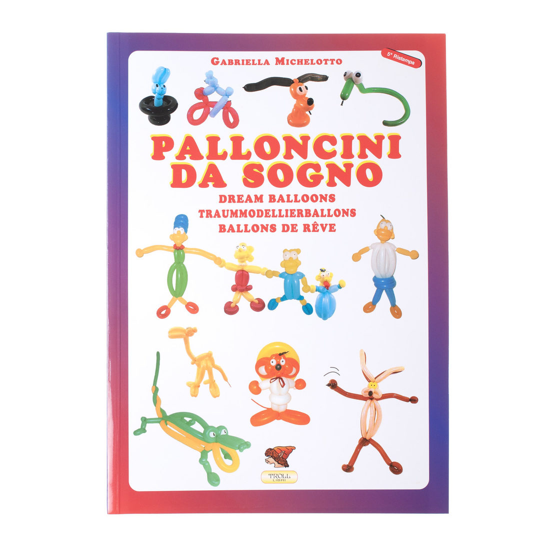 Boek Dream Balloons (ballon plooien) ENG/FR/DU/IT