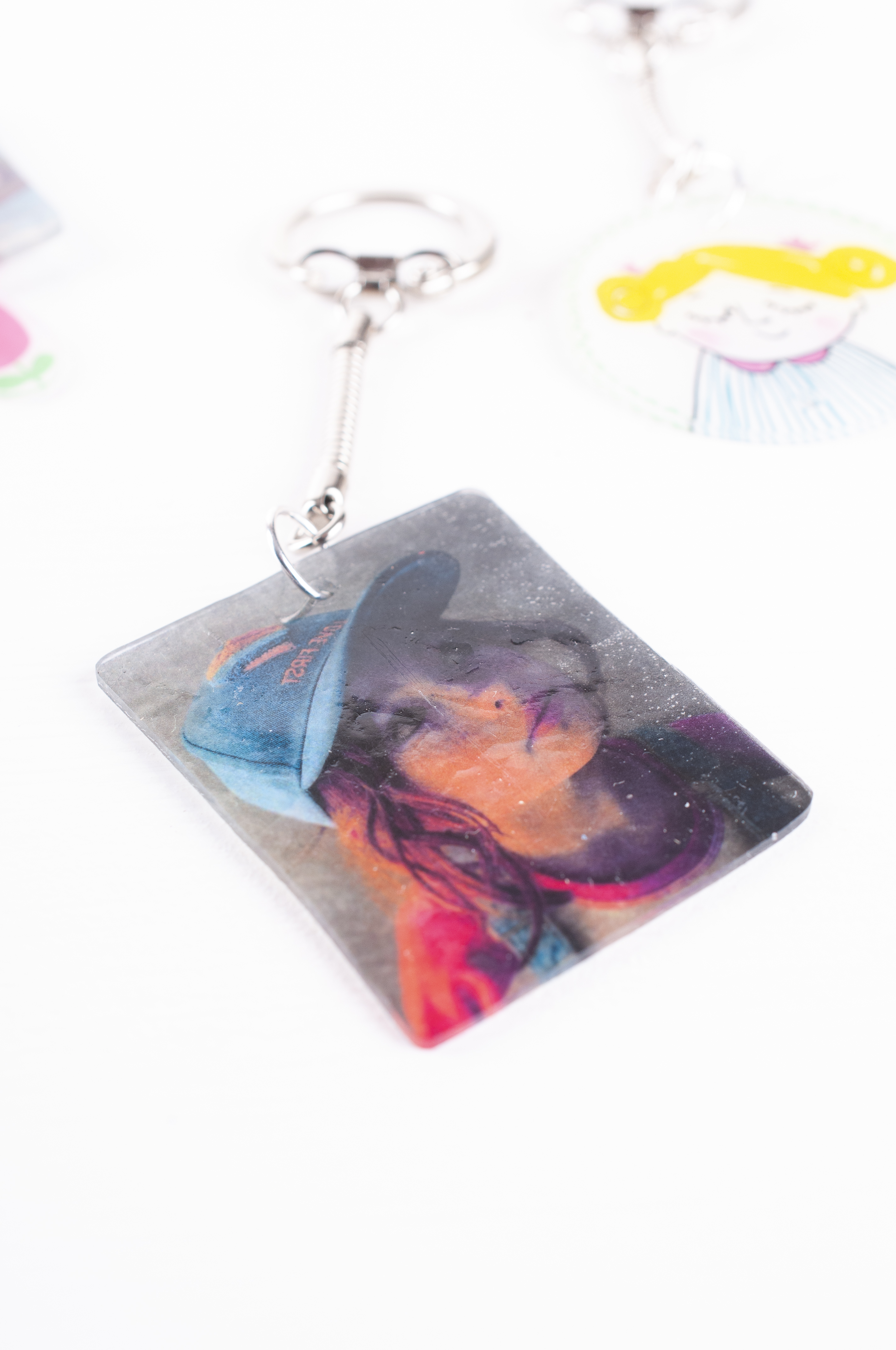 Krimpfolie sleutelhanger