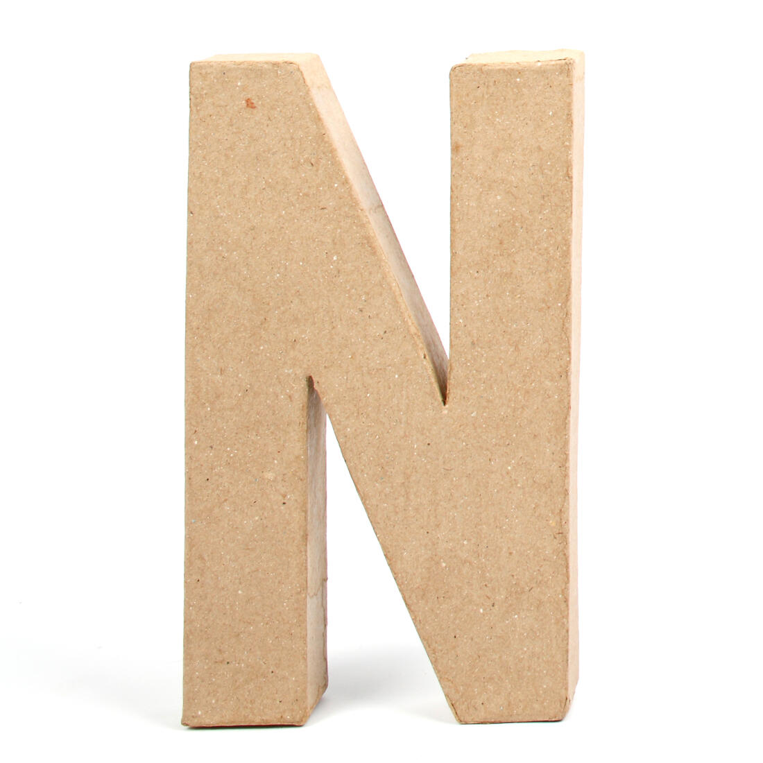 Letter karton, hoogte 20,5 cm, dikte 2,5