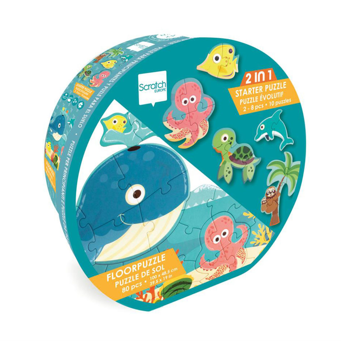 Start- & vloerpuzzel oceaan 2+