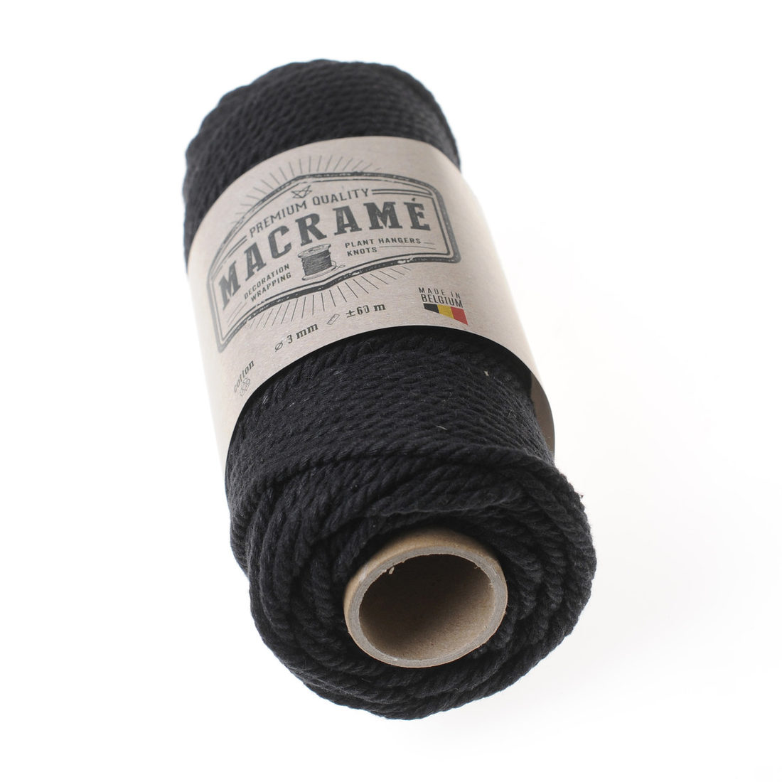 Macramé koord katoen 3 mm 60 m Macramé koord katoen 3 mm 60 m