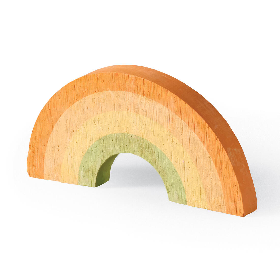 Stoepkrijt - 4 vrolijke regenbogen