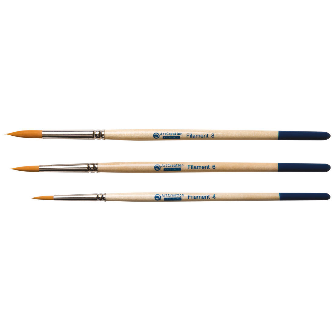Penselenset 3 stuks polyester rond