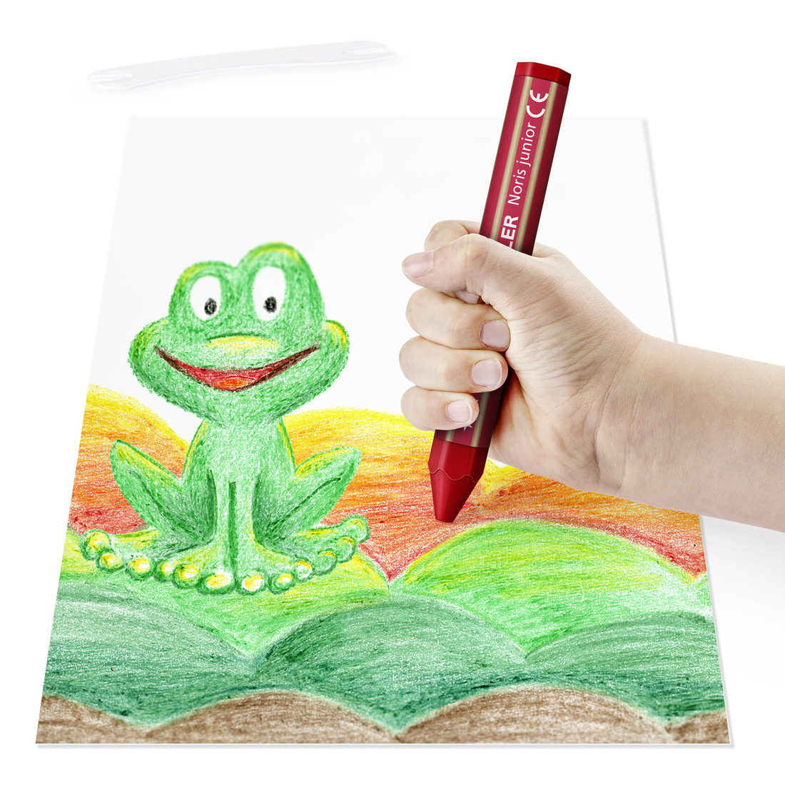 Staedtler Noris Junior extra dikke waskrijtjes 6 stuks Staedtler Noris Junior extra dikke waskrijtjes 6 stuks
