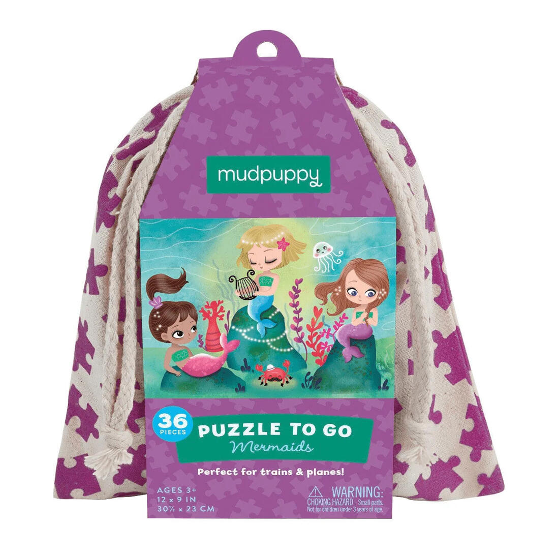 Puzzel-on-the-go Zeemeerminnen 36 stuks 3+