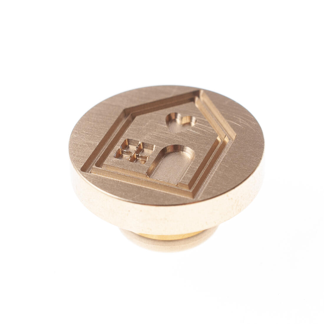 Stempel waszegel 2,5 cm huisje