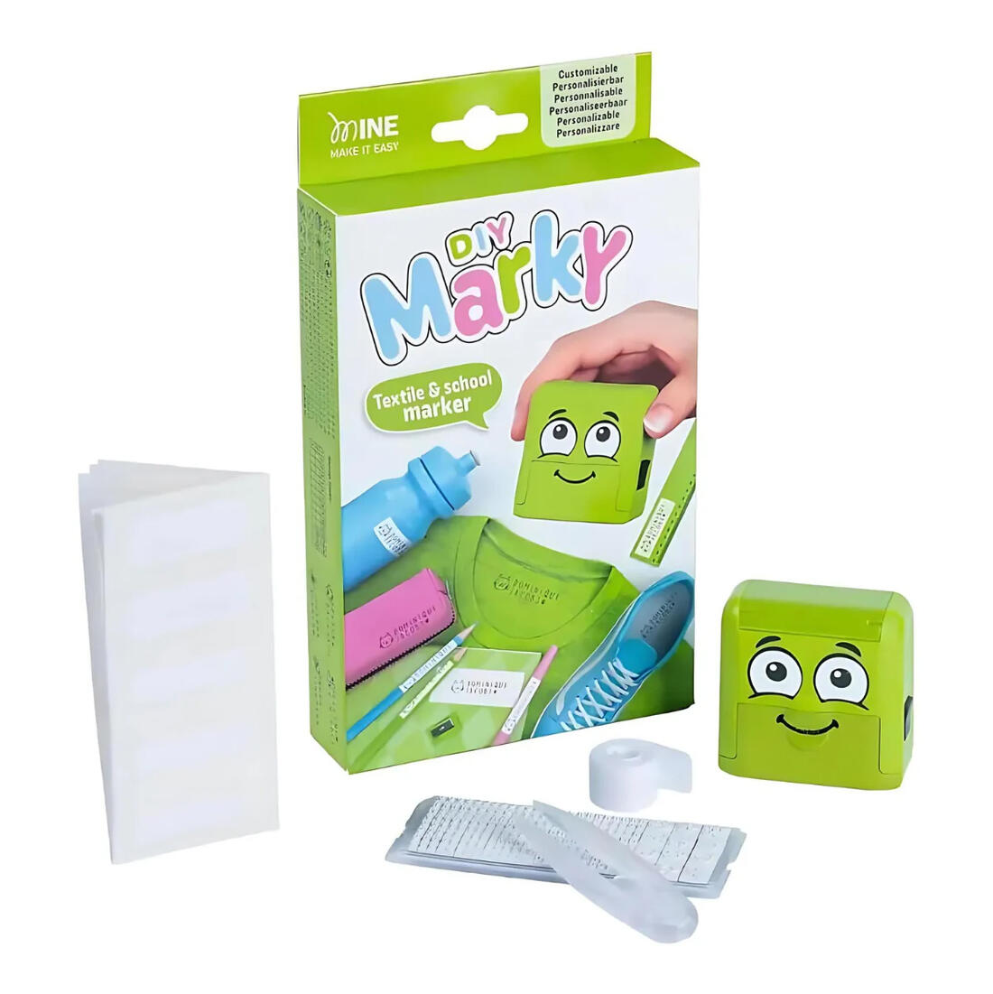 Marky textiel & school stempel 