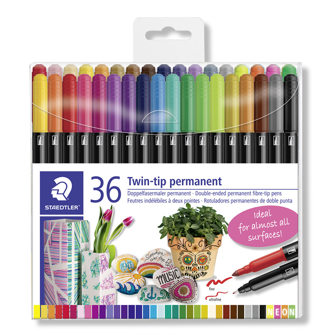 Staedtler permanentstift duo 36 stuks Staedtler permanentstift duo 36 stuks