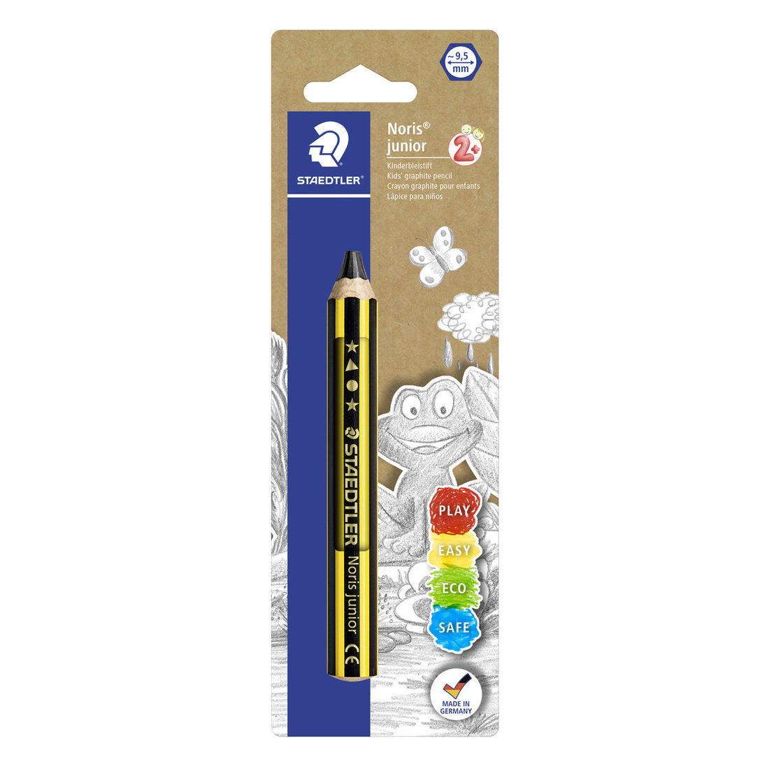 Staedtler Noris Junior Chunky graftietpotlood 2B Staedtler Noris Junior Chunky graftietpotlood 2B