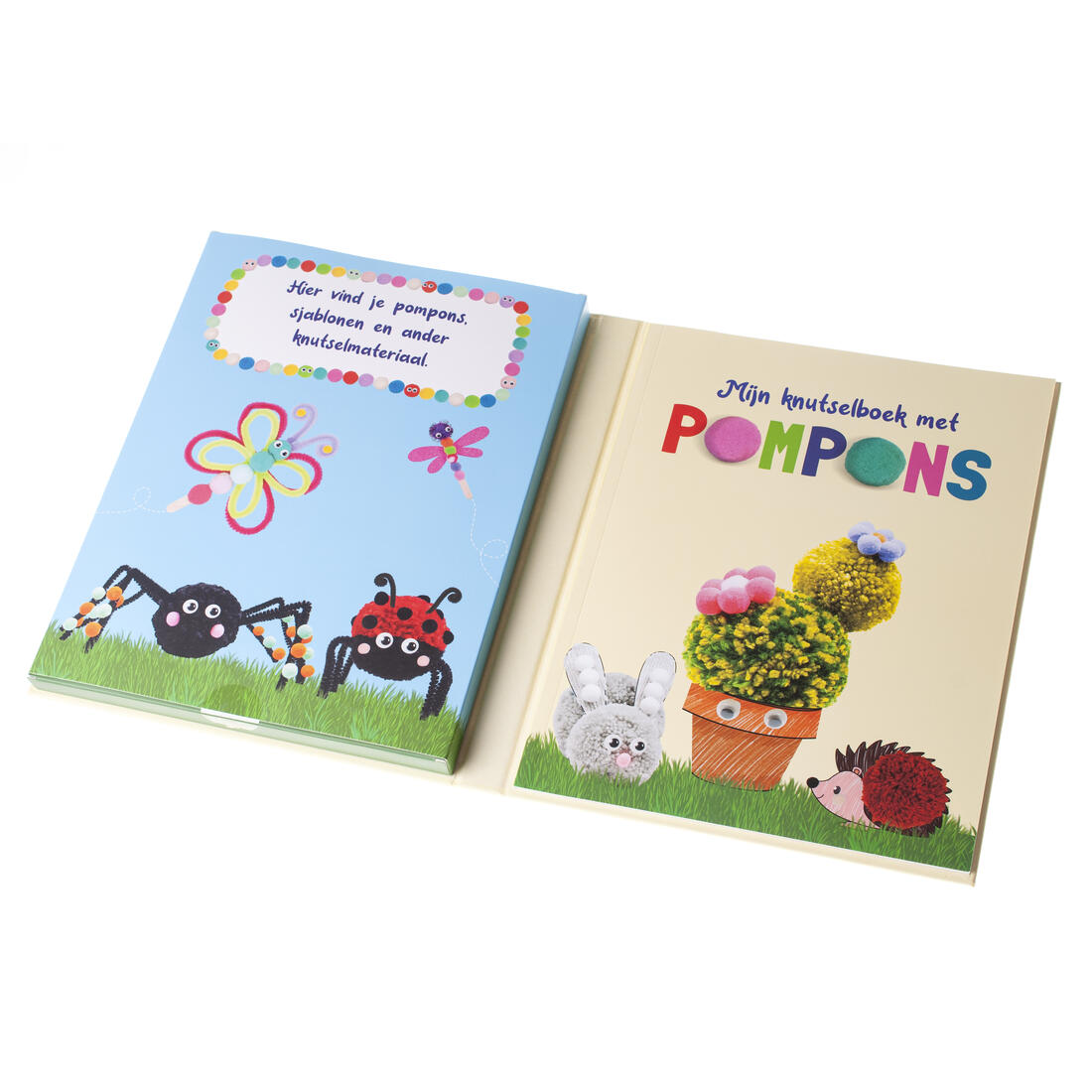 Mijn knutselboek met pompons Mijn knutselboek met pompons