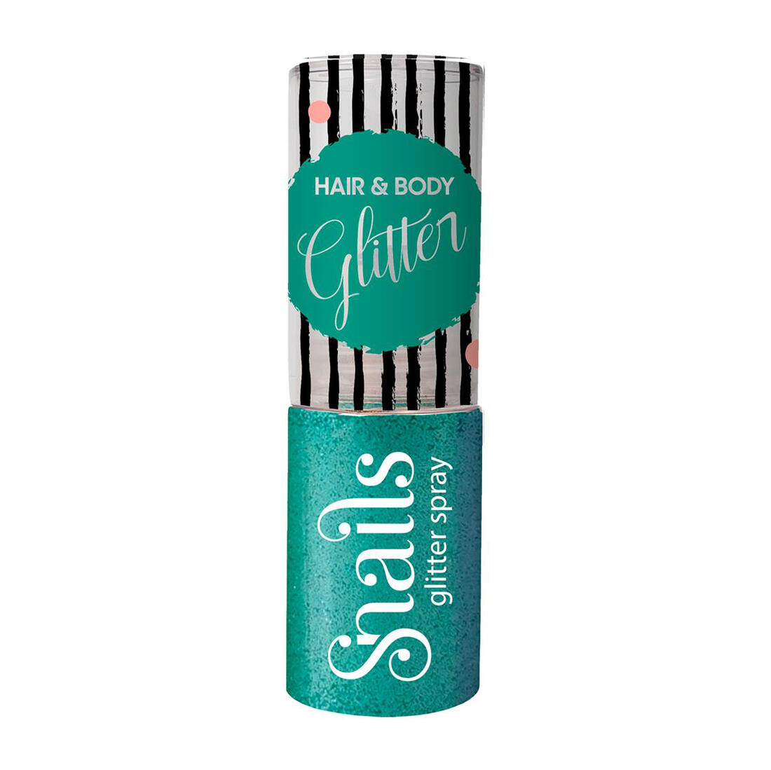 Body & hair glitterspray turkoois