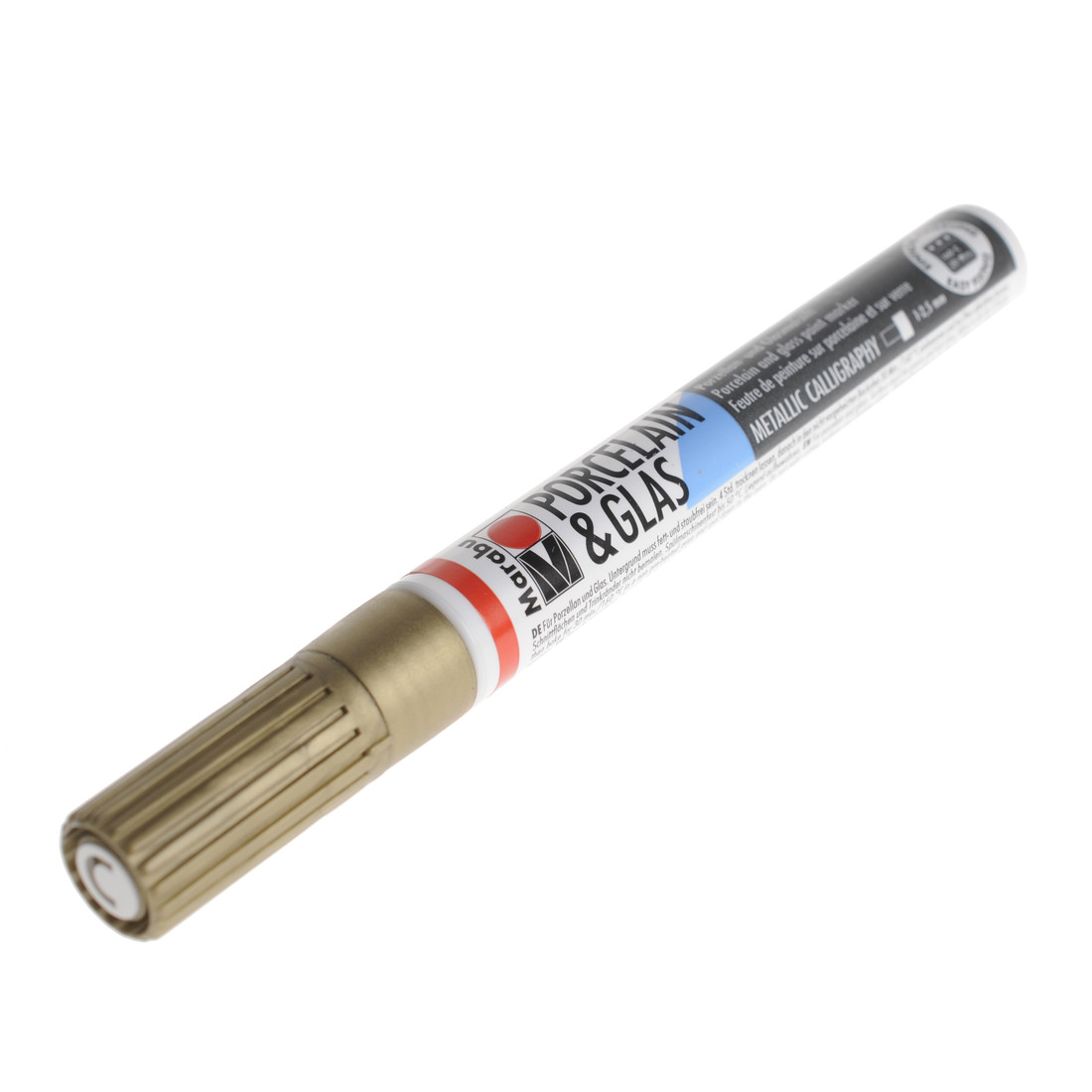 Marabu porselein- en glasstift kalligrafie goud Marabu porselein- en glasstift kalligrafie goud