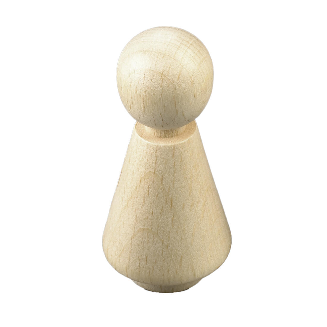 Houten pion/kegelpopje 50 x 25 mm naturel Houten pion/kegelpopje 50 x 25 mm naturel