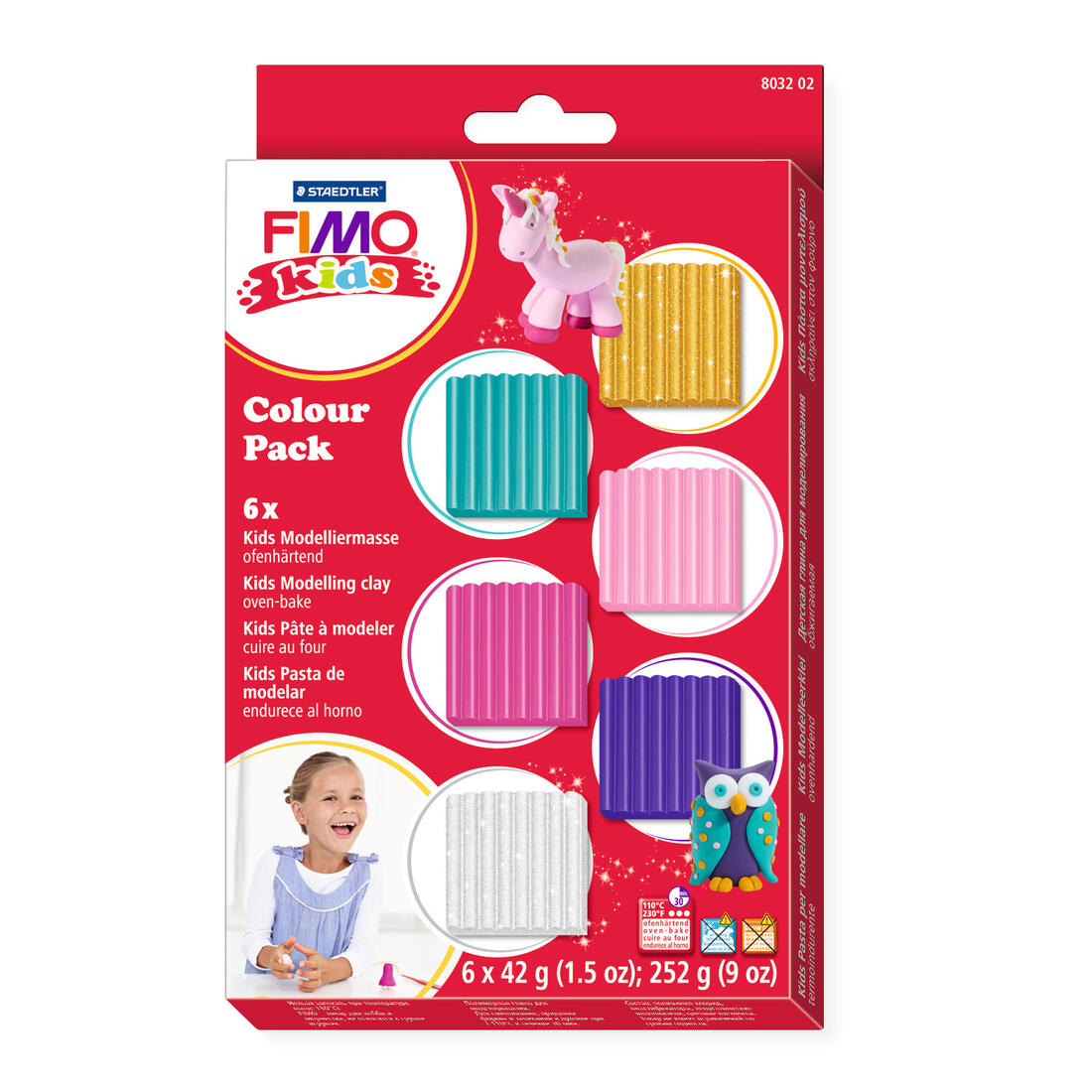 Fimo Kids set girlie 6 x 42 g