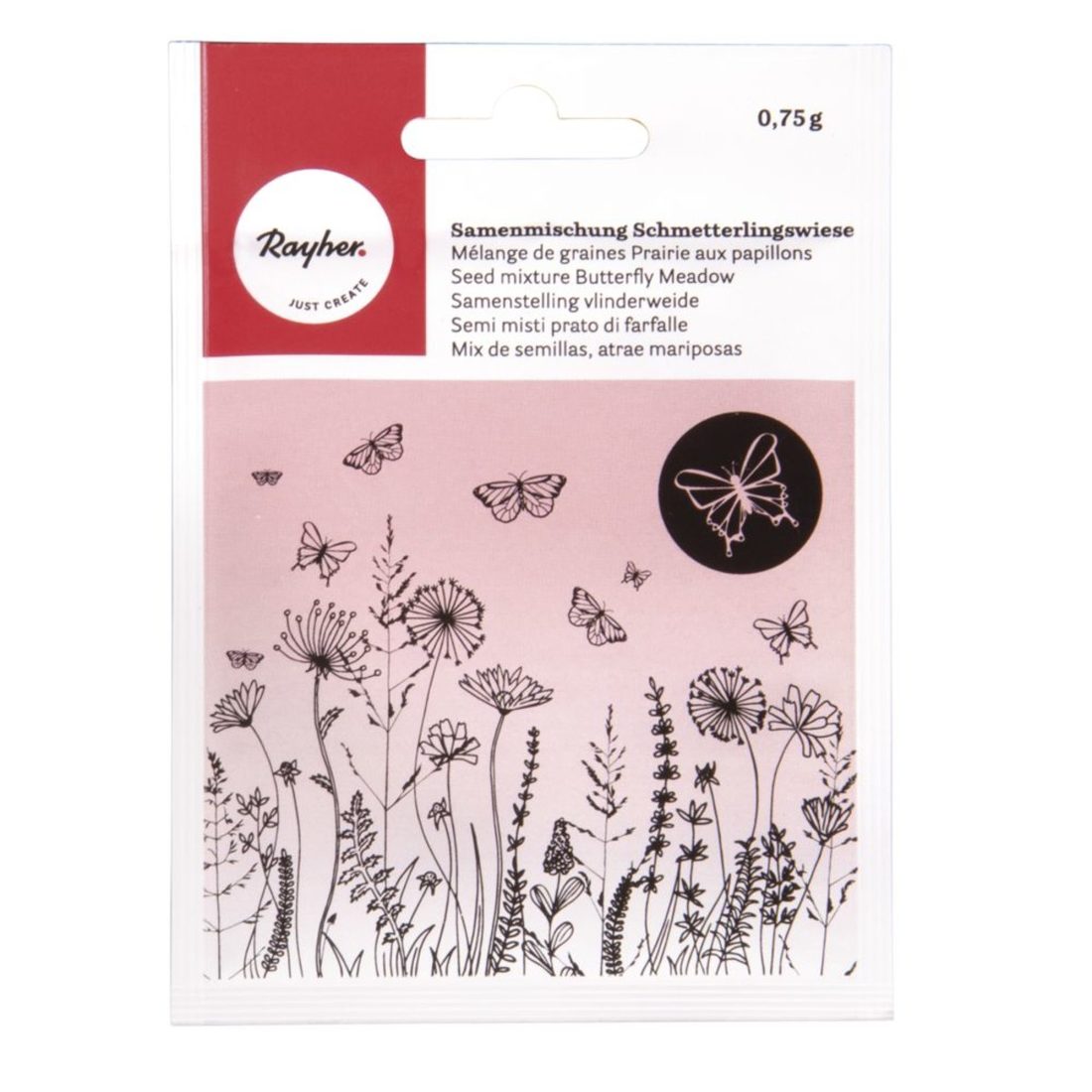 Zaadmix 75 g vlinderweide