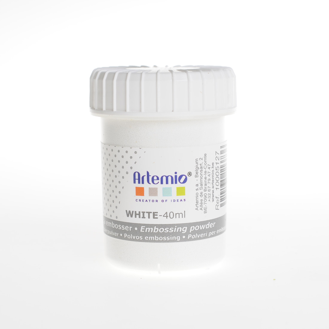 Reliëfpoeder 40 ml wit