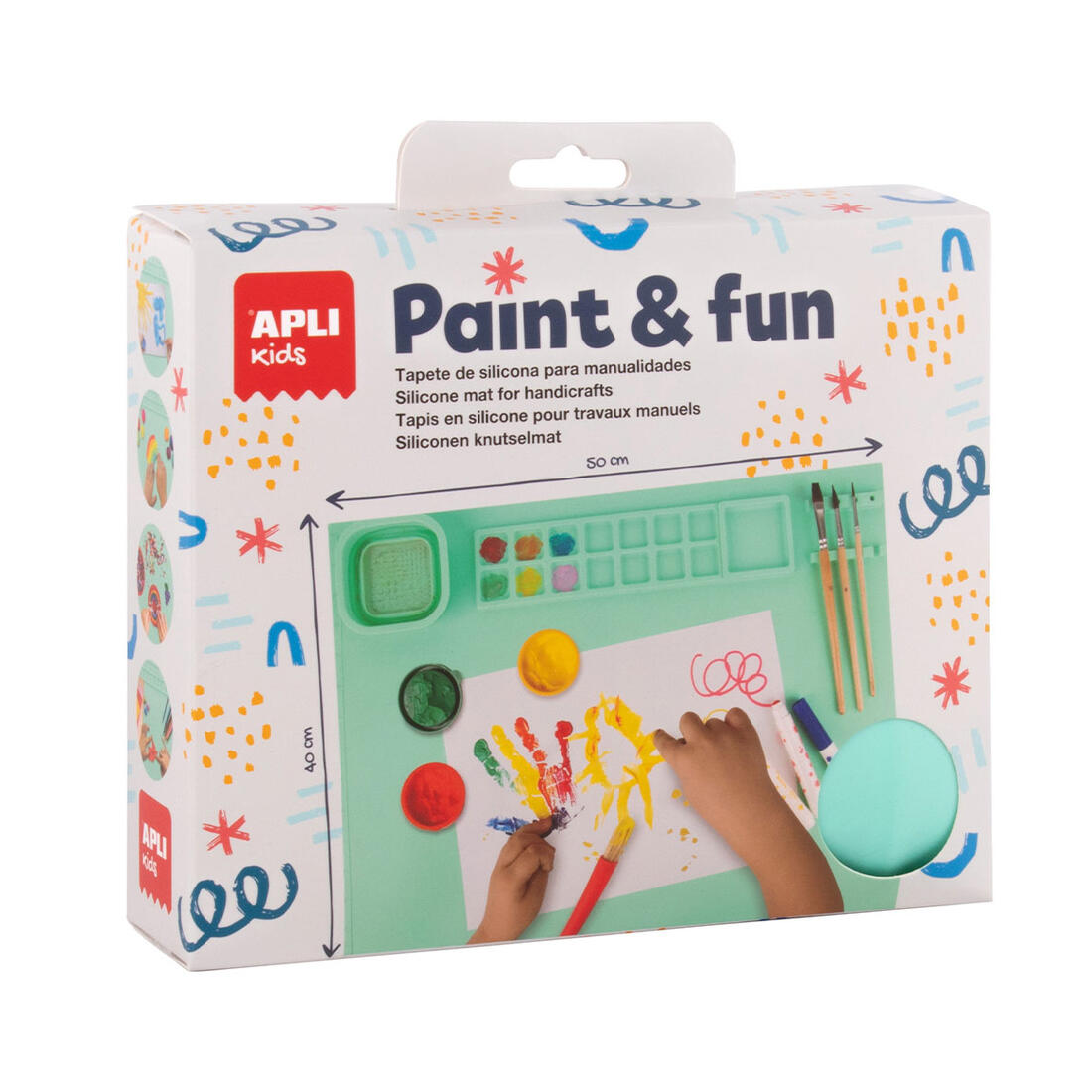 Apli kids siliconen schildermat