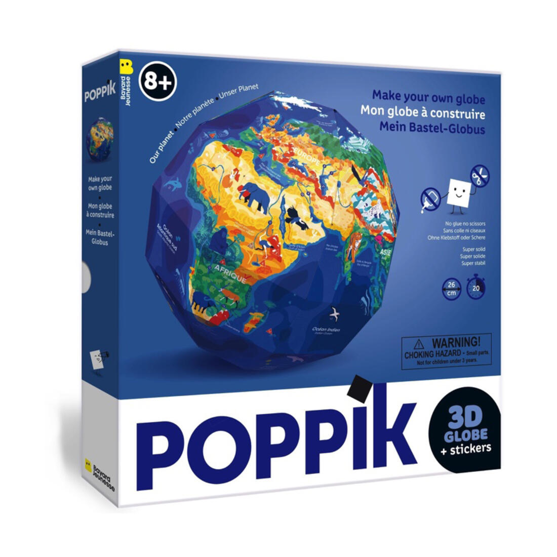 Poppik 3D globe 8+