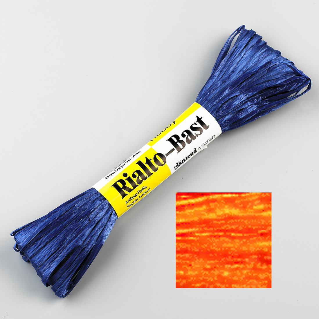 Raffia 23 m glans maïsoranje Raffia 23 m glans maïsoranje