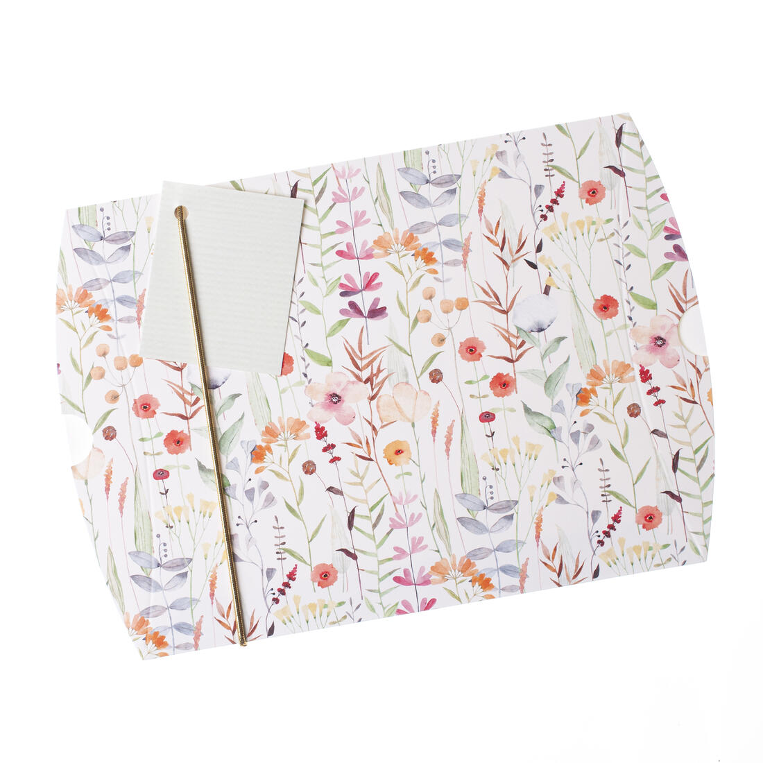 Geschenkdoosje 12 x 17 cm + labeltje - Bloemen Geschenkdoosje 12 x 17 cm + labeltje - Bloemen