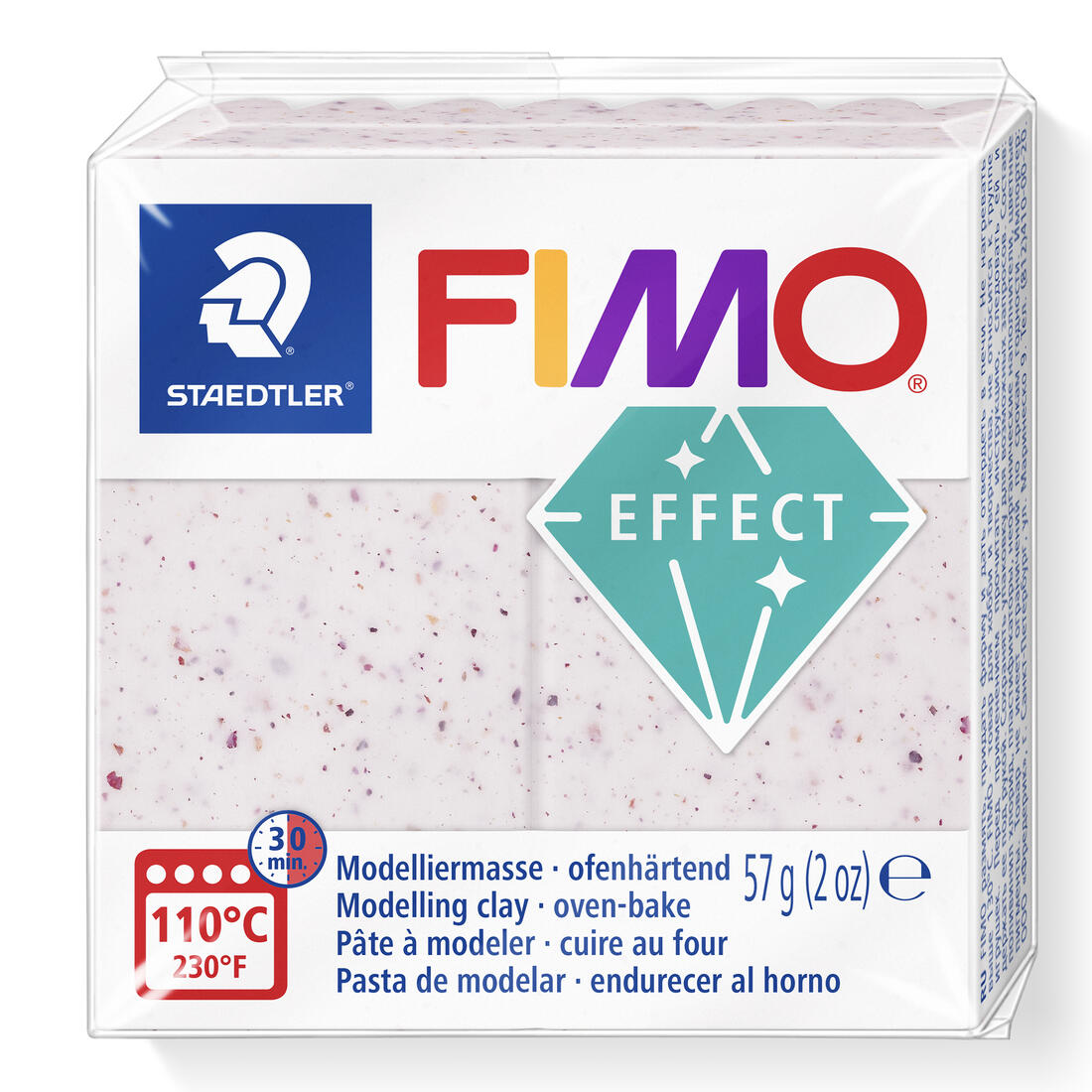 Fimo Effect 57 g Botanisch roos
