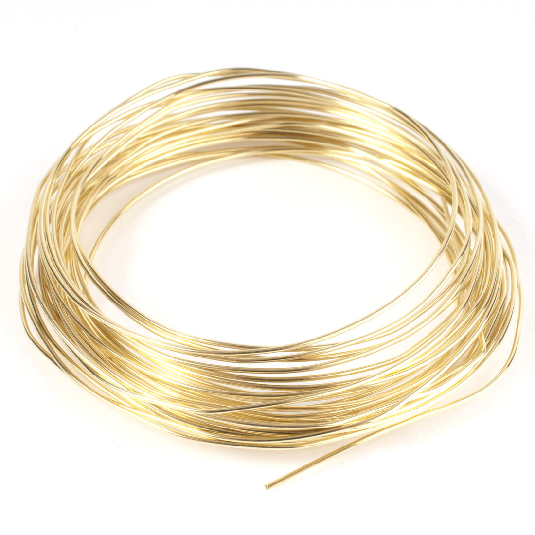 Messingdraad goudkleurig 0,8 mm 6 m