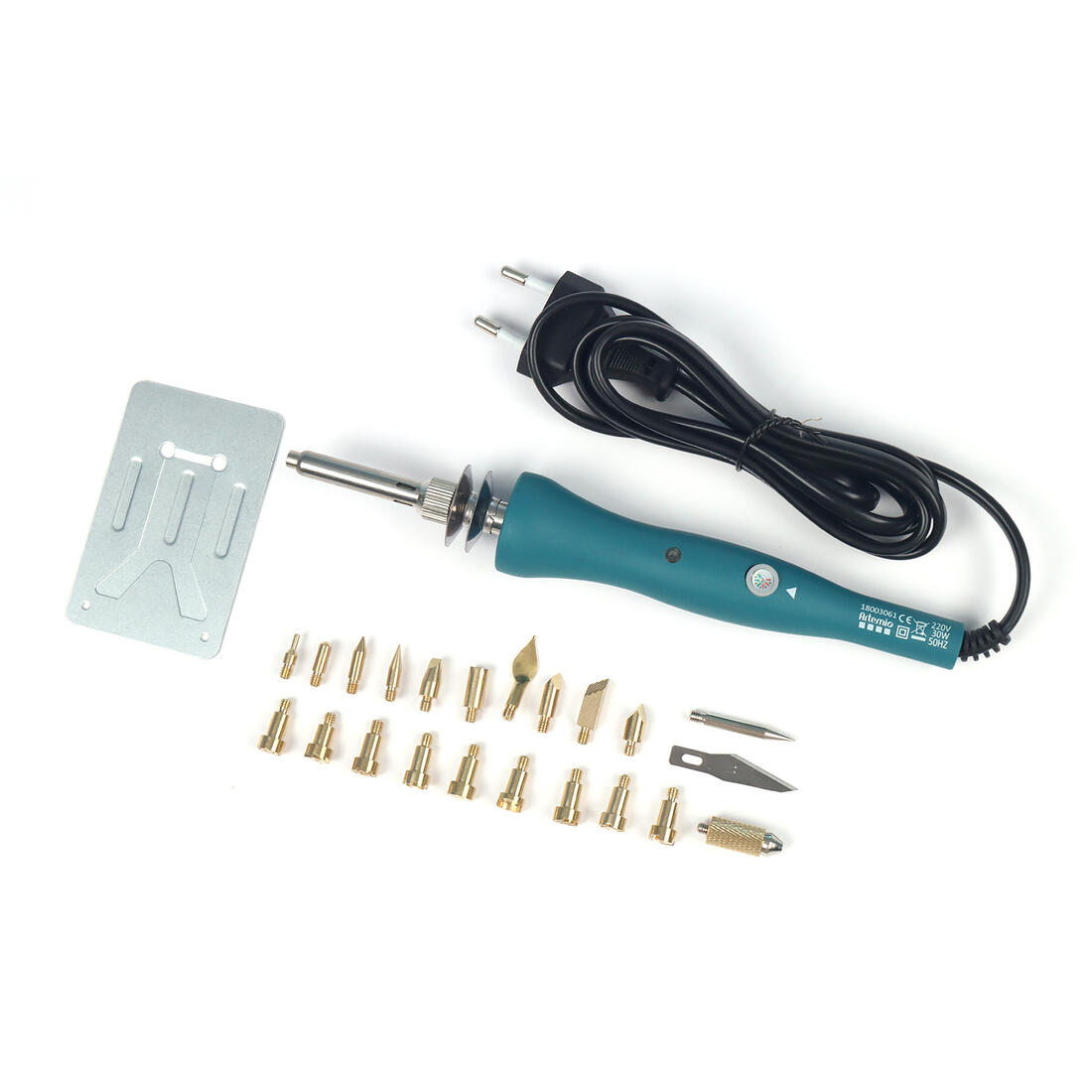 Pyrograveur met 22 punten + temperatuurregelaar