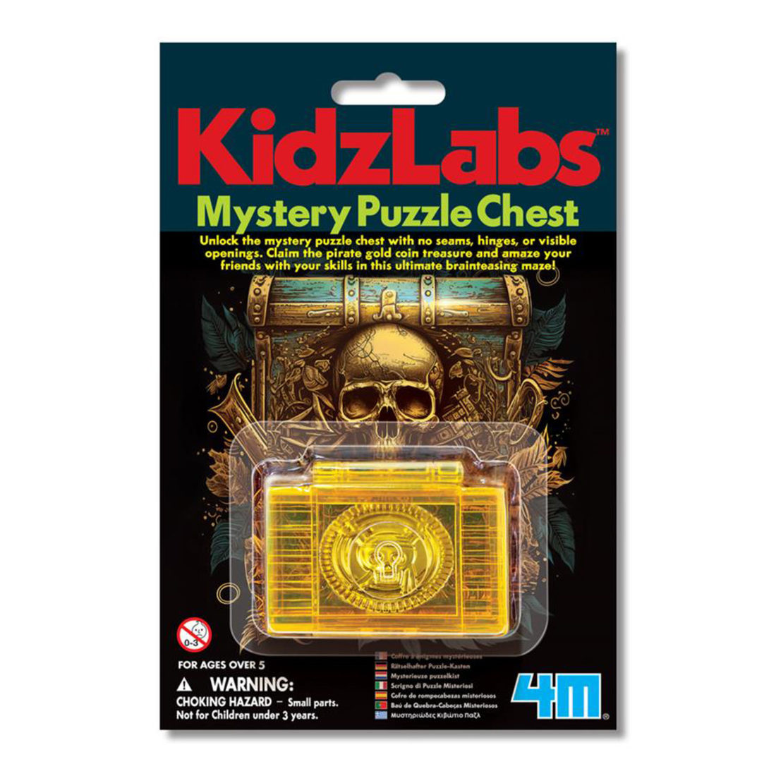 4M Kidzlabs mysterieuze puzzelkoffer 5+ 4M Kidzlabs mysterieuze puzzelkoffer 5+