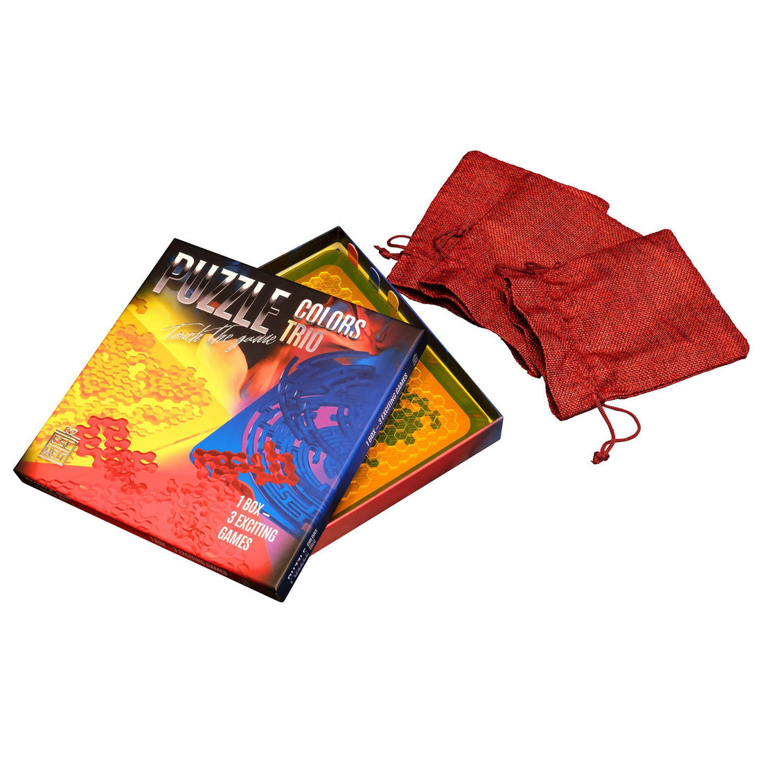 Escape Welt: Puzzle Colors Trio in plexi