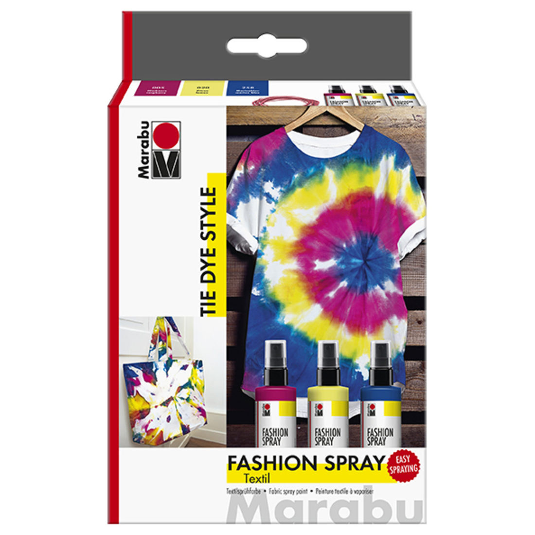 Marabu Fashion-Spray set Tie Dye Style