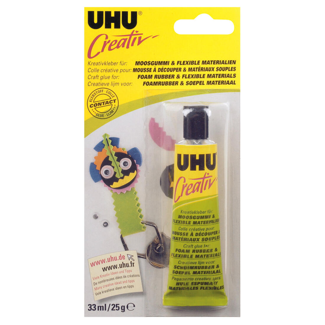 UHU lijm voor foamrubber en soepel materialen 25 g UHU lijm voor foamrubber en soepel materialen 25 g