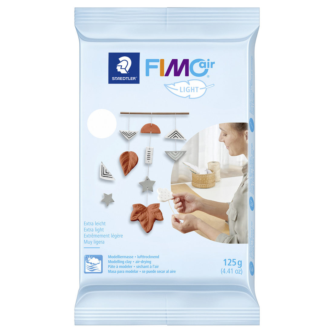 Fimo Air light boetseerklei 125 g wit Fimo Air light boetseerklei 125 g wit