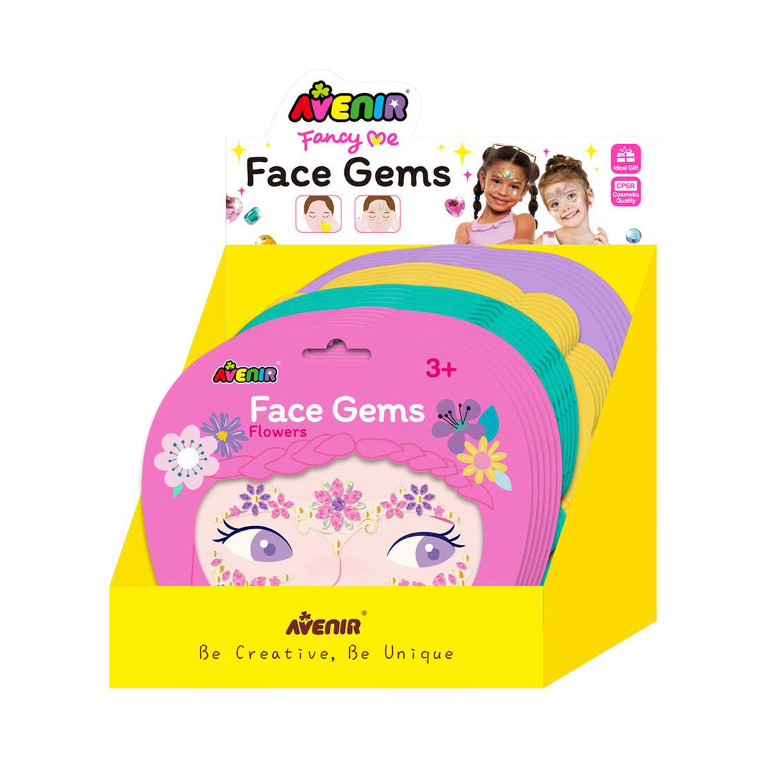 Face Gem gezichtsjuweeltjes stickers (keuze 4 thema's) 3+