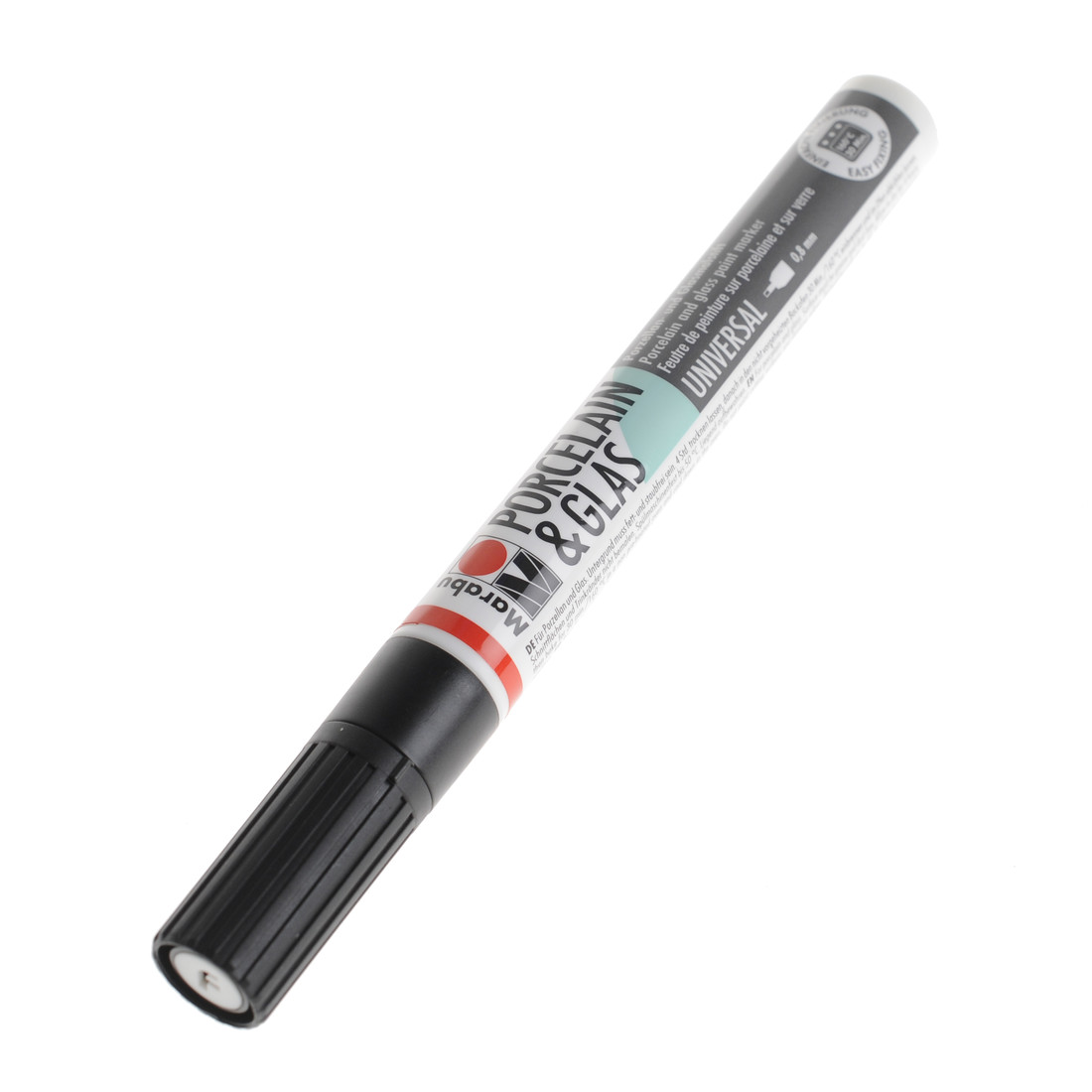 Marabu porselein- en glasstift 0,8 mm zwart Marabu porselein- en glasstift 0,8 mm zwart
