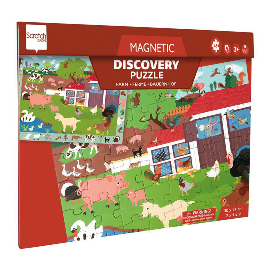 Magnetische puzzel Discovery: boerderij 48 stuks 3+