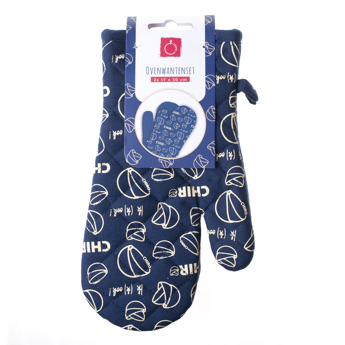 Ovenhandschoenen set van 2 Chiro 2023 Ovenhandschoenen set van 2 Chiro 2023
