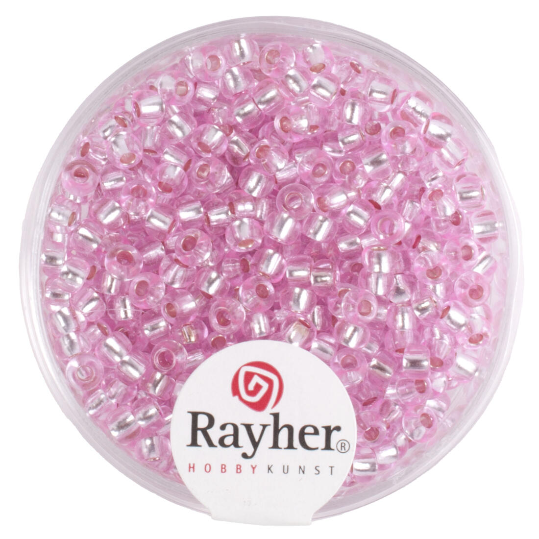 Glasparel 2,6 mm 17 g met zilverkern Glasparel 2,6 mm 17 g met zilverkern
