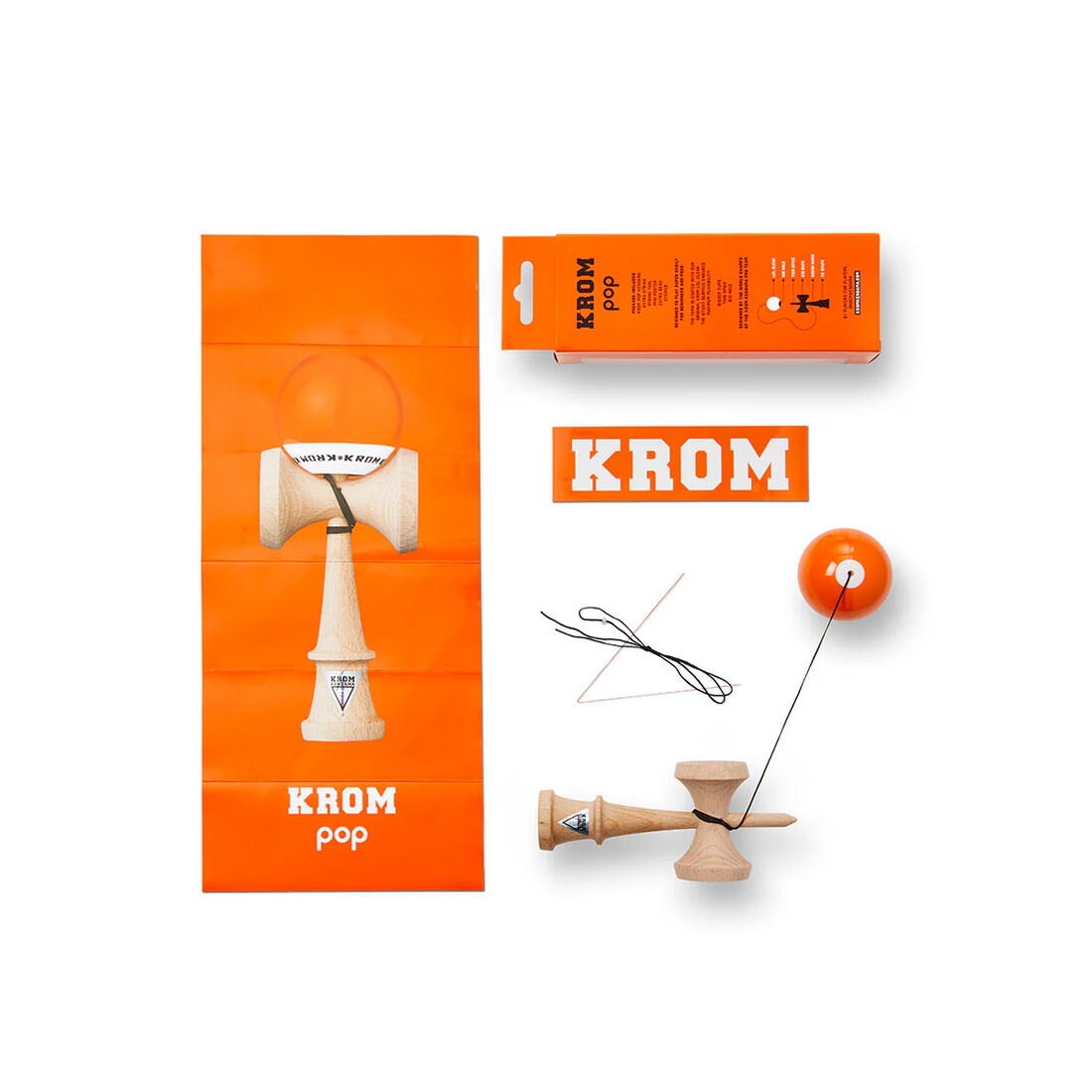Kendama Krom POP LOL oranje Kendama Krom POP LOL oranje