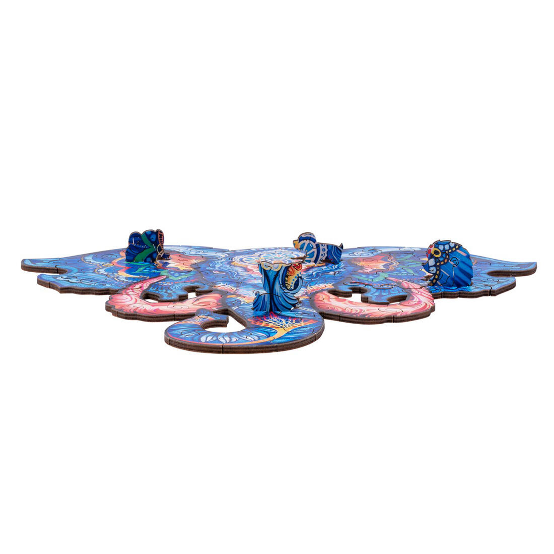 Houten puzzel A3 Olifant (hoofd) 124 stuks Houten puzzel A3 Olifant (hoofd) 124 stuks